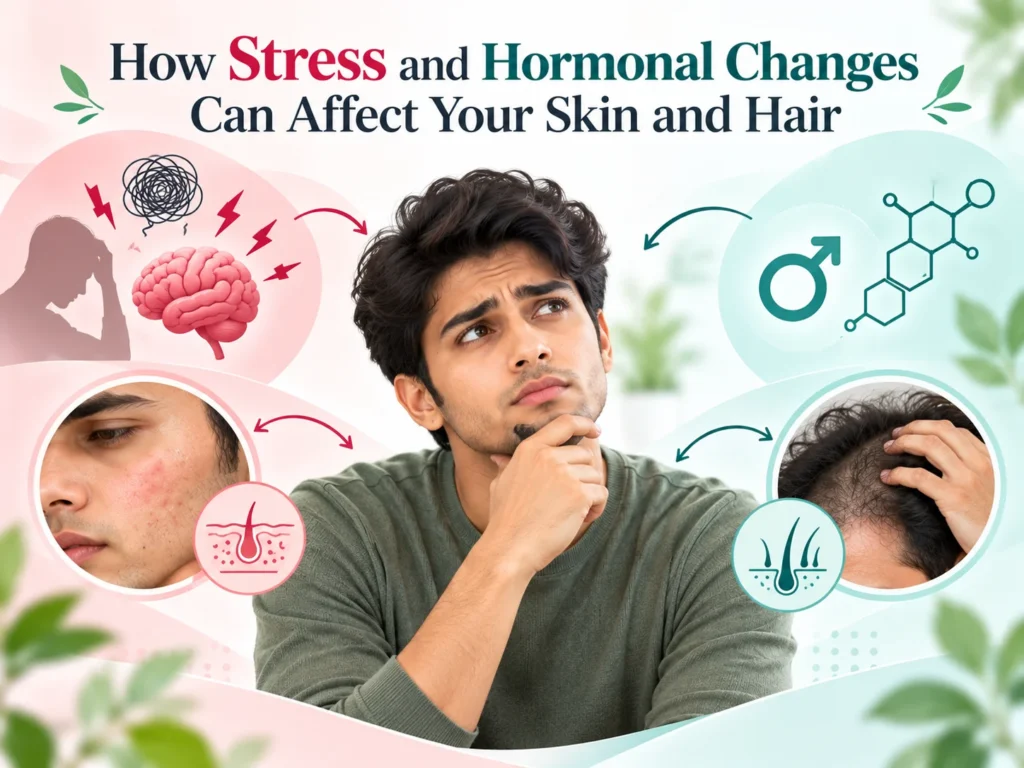 How Stress and Hormonal Changes Can Affect Your Skin and Hair